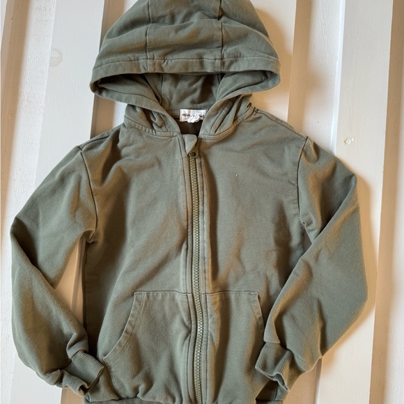 Boys Matching Set- Olive Green Tracksuit - Picture 2 of 3